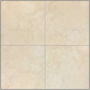   14854 Caridosa Glazed Floor Tile Bianco 13in x 13in