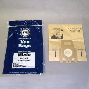    15 STYLE J VACUUM BAGS DESIGNED TO FIT MIELE BY DVC