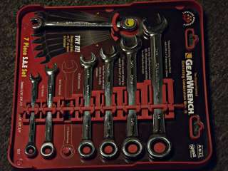 Gear Wrench SAE 7 Piece Set 9317 082171093173  