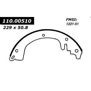  Centric Parts, 111.00510, Centric Brake Shoes Automotive