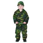Aeromax Jr. Camouflage Suit w/Cap, size 6/8, GREEN