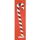   38 Festive Metallic Red Candy Cane Standing Christmas Decoration