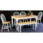 Coaster 6pc Dining Table, Chairs and Bench Set by Coaster