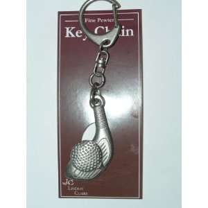   pewter keychain wood ball key chain dad boyfriend bff 