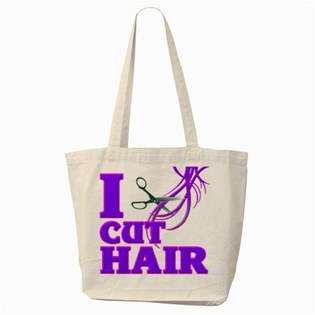   Bag (2 Sided) of I Cut Hair (with Scissors)  Carsons Collectibles