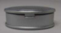 New Silver PILL BOX Case Oval 2 Part Large Sized  