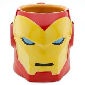  Disney Sculptured Iron Man Mug Brand New Marvel Comics 