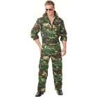   Costumes Camouflage Jumpsuit Adult Costume / Green   Size Medium