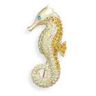JewelryWeb Multi Color Swarovski Crystal Seahorse Fashion Pin Seahorse 