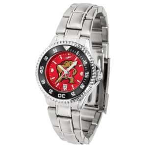  Maryland Terrapins Competitor AnoChrome Ladies Watch with 