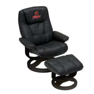  Maryland Terrapins Leather Swivel Chair: Furniture & Decor