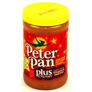 Peter Pan Creamy Plus Peanut Butter 16.3 oz  Grocery 
