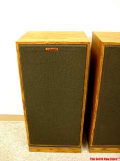   1985 Klipsch Chorus horn loaded speakers loudspeakers walnut  