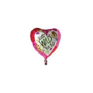   Wild For You Heart Shaped Metallic Balloons: Health & Personal Care