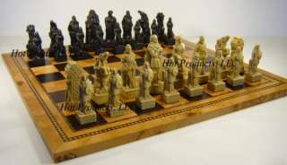   chess set board studio anne carlton chess men  to the 48