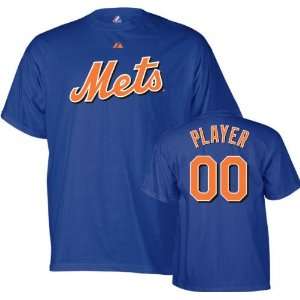 New York Mets  Any Player  Name and Number Shirt:  Sports 