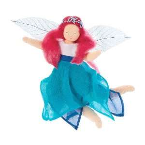  Sylph Posable Fairy Doll with Leaf Wings and Wool 