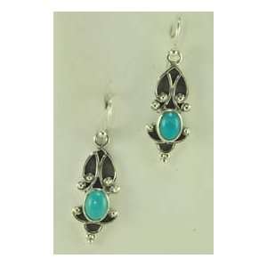 com TUMMYTOYS STERLING SILVER TURQUOISE DROP EARRINGS. Our specialty 