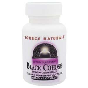   Naturals   Black Cohosh, 80 mg, 120 tablets