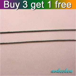 925 Sterling Silver Necklace Snake Chain 18 inch SA6  