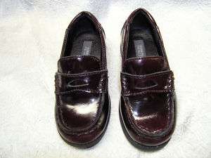 KENNETH COLE REACTION Boys Penny Loafers Brown size 9M  