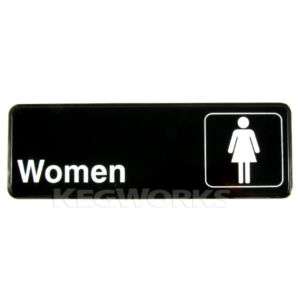 Womens Bathroom Door Sign  Commercial Restroom  811642017628  