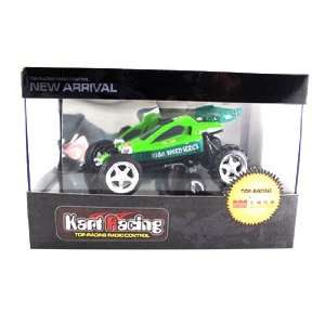  Mini R/C Kart Racing Car   Green Color Toys & Games
