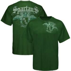   My U Michigan State Spartans Green Monarch T shirt: Sports & Outdoors