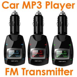 Car Kit FM Transmitter Modulator Vehicle Handsfree Wireless  Player 