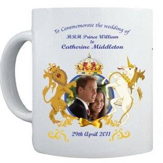 Prince William and Kate Middleton WEDDING Commemorative Coffee Mug Cup 