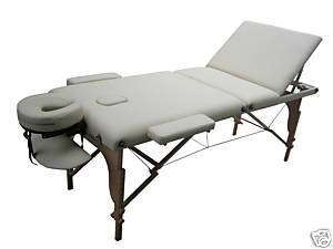   Pad Cream PU Reiki Portable Massage Table D3 814836014533  