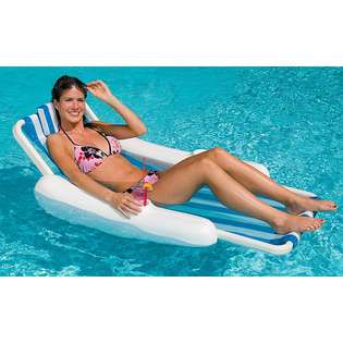 Overstock Swim Time Sunchaser Sling Style Pool Lounge at 