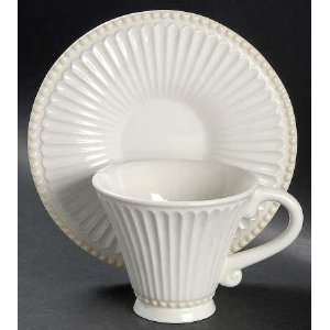  Lenox China ButlerS Pantry Footed Cup & Saucer Set, Fine 