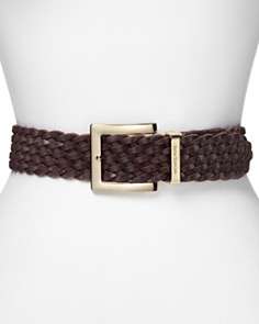 MICHAEL Michael Kors Braided Belt with Square Buckle