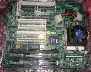 AOPEN AP53 95140 1 MOTHERBOARD CPU Ram Fan 3 ISA Slots  