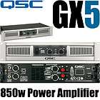 QSC GX5 850 Watt Power Amplifier GX 5 Professional Stereo Amp FREE 2 