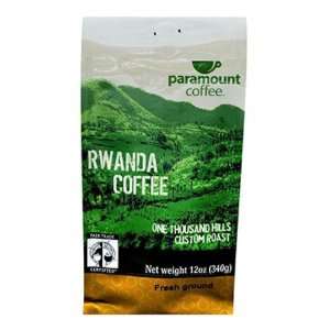 Paramount Coffee Grnd Ft Rwanda 12 OZ (Pack of 6)  Grocery 