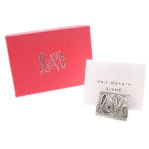  Love Pewter Photo Stand 