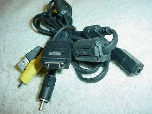 ORIGINAL SONY CAMCORDER USB RCA AV VIDEO CABLE E229586  