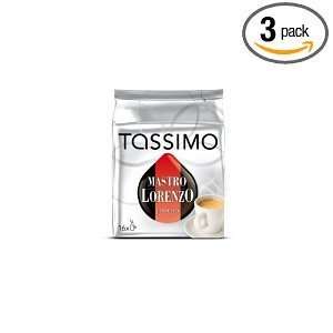 Mastro Lorenzo Espresso, 16 count T discs for Tassimo Brewers (Pack of 