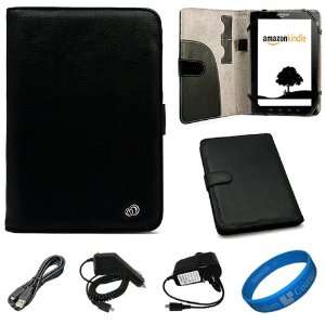 Leather Executive Folio Case Cover for  Kindle Fire 7 inch Multi 