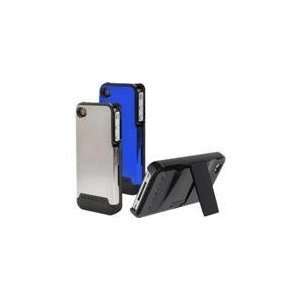  Scosche Iphone 4 Polycarbonate Case W/ic Back Blk/blue 