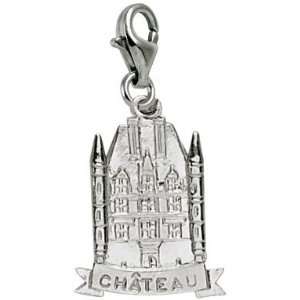   Charms Chateau Charm with Lobster Clasp, Sterling Silver Jewelry