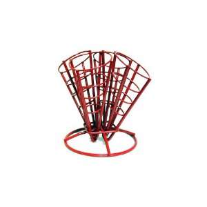 BlueBird Red Wire 4 Holder Cone Basket  Industrial 