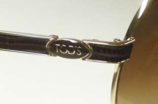 TODS TODS TO07 TO7 07 GOLD 28G AUTH SUNGLASSES  
