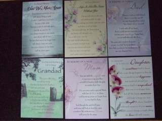 GRAVE CARD ~DESIGNS FOR EVERYONE ~ With FABULOUS VERSES  