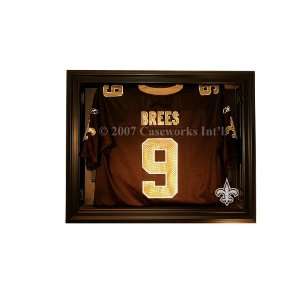 New Orleans Saints Removable Face Jersey Display   Black  