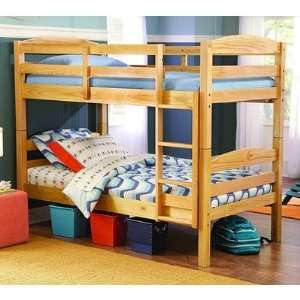  B28 Series Twin over Twin Pine Bunk Bed: Home & Kitchen