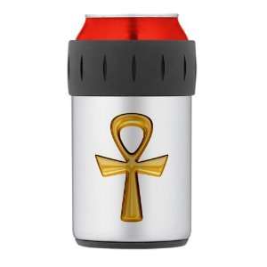  Thermos Can Cooler Koozie Egyptian Gold Ankh Everything 