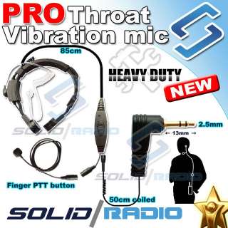  grade VOX throat vibration mic for Motorola Talkabout radios 